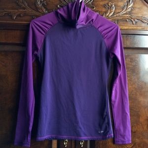 Champion sports long sleeves turtle top purple